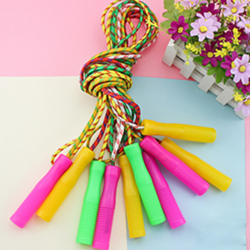 2.6m professional jump rope adult student jump rope hollow plastic handle rubber cotton jump rope