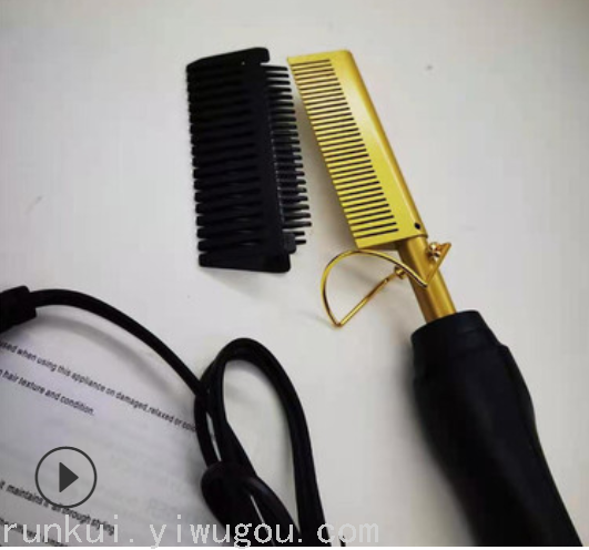 Hair straightener, hair straightener, hair comb, dry and wet electric comb, electric copper comb, for home use, are supplied directly by new cross-border manufacturers Application Scenario