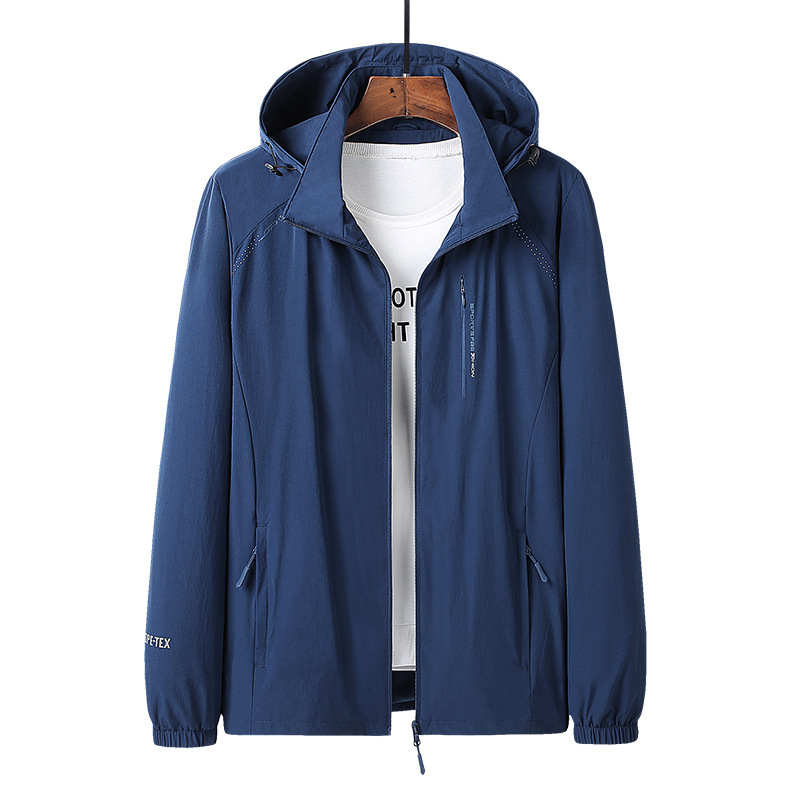 Men's spring and summer new loose, elastic, casual and sporty couple style plus-size jacket custom-made logo for men Item Picture