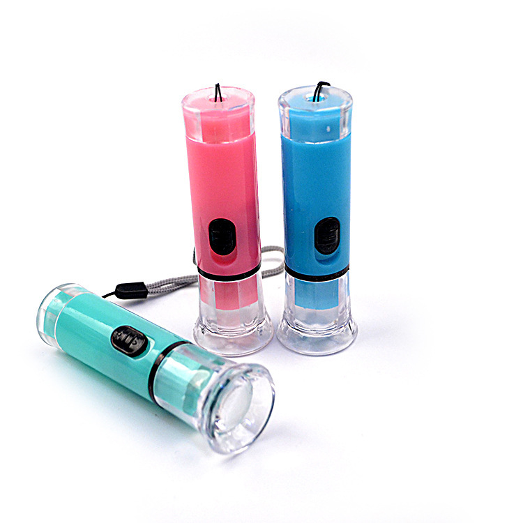 107 crystal lamp head flashlight, LED flashlight, portable flashlight, binary supermarket, small department store, binary wholesale Item Picture