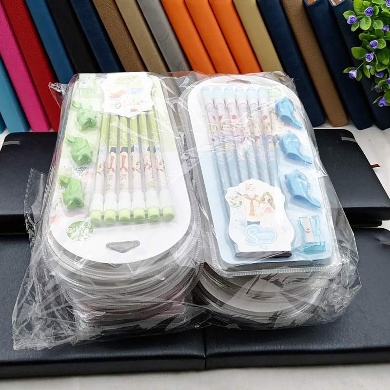 C1643 6PC pencil set, dedicated for exam card filling, 2-inch pencil for kindergarten sketching, drawing and painting, 2-yuan store details Picture