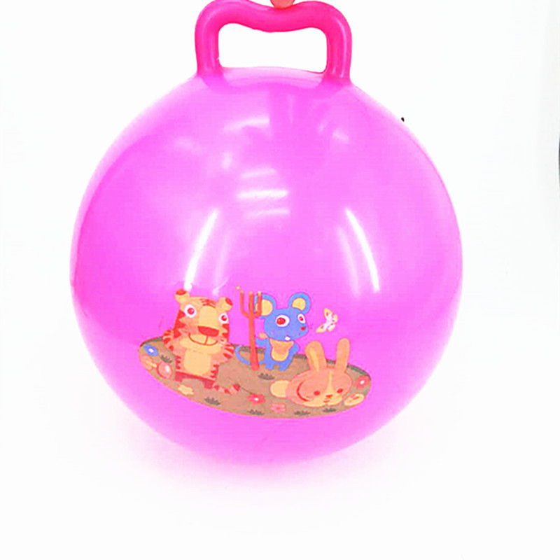 Children's toys: Inflatable balls, patting balls, kindergarten babies, children's handle balls, cartoon pattern elastic balls, small rubber balls Item Picture