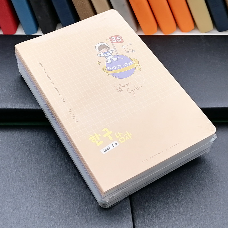 C1612 Space Dream Seeking Series Car Line Notebook, Office Notebook, Daily Diary, Writing Book 2-yuan store Application Scenario