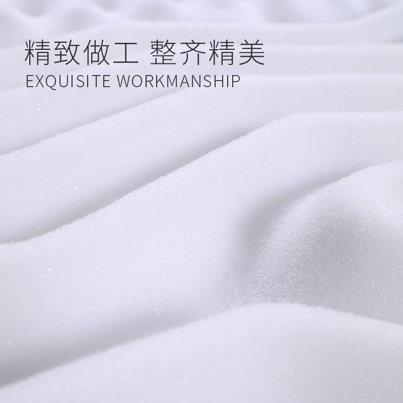 Amazon's best-selling high-elasticity seven-zone functional embossed foam mattress, tatami massage sponge dormitory mattress Specification drawing