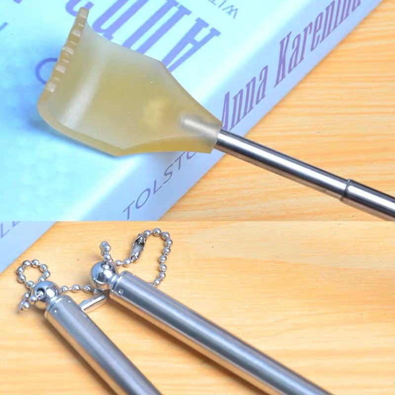 Wholesale of the new four-section stainless steel telescopic itch-grabbing device for the elderly Specification image