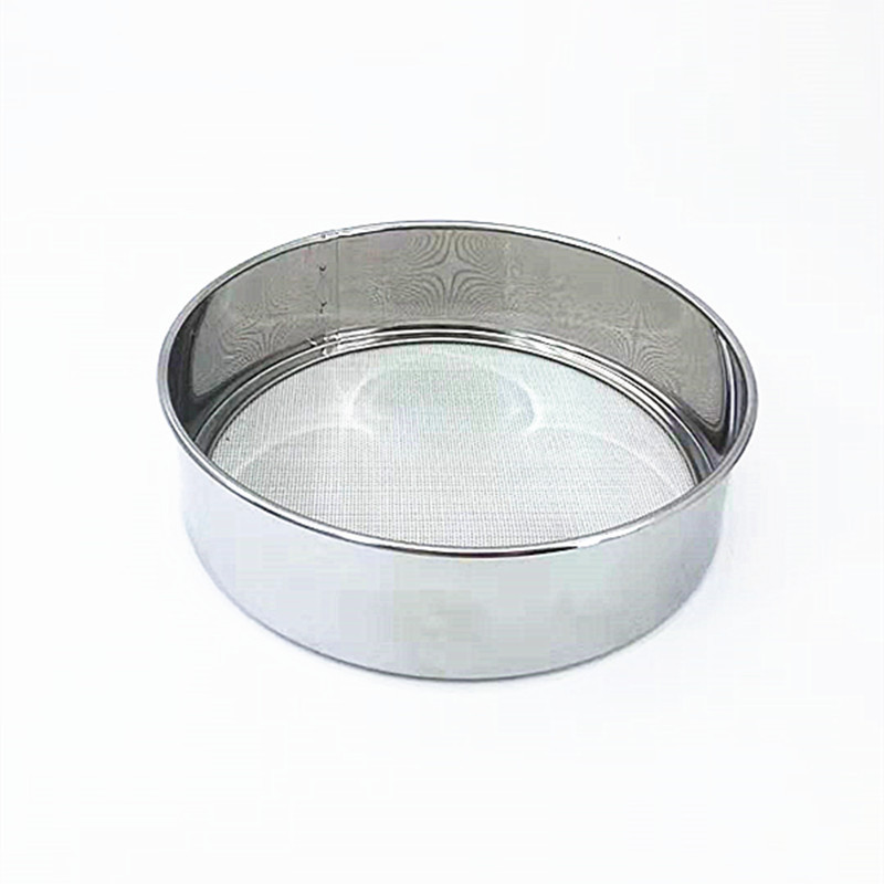 2-yuan store baking tool: 15 cm stainless steel small flour sieve, 2-yuan net sieve, street stall supply Item Picture