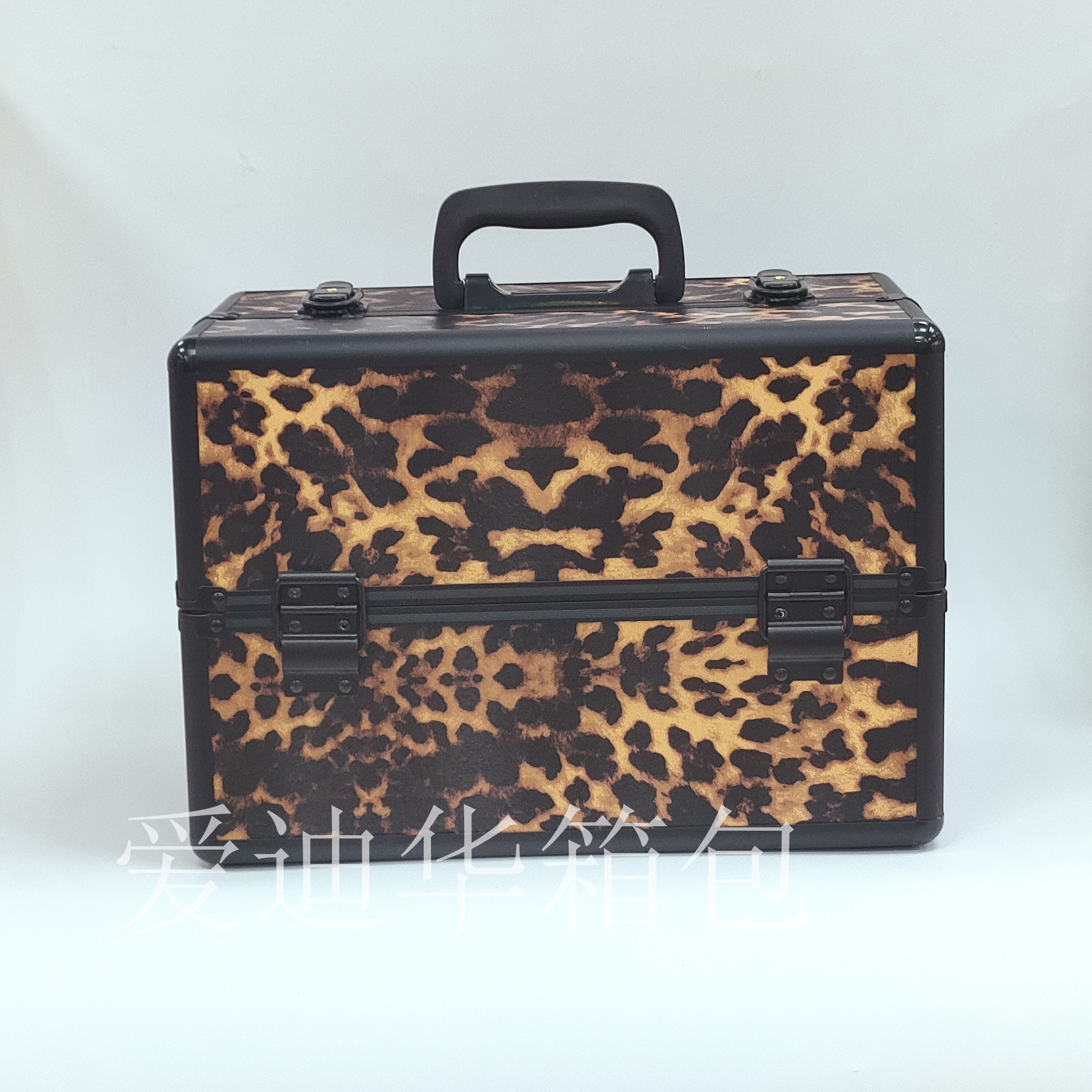 Aidihua's new fashionable bestseller, a large-capacity professional portable makeup case in aluminum details Picture