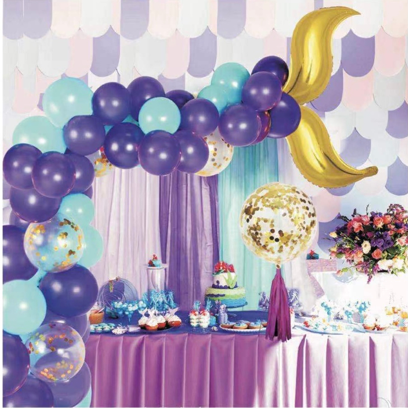 Small-scale wholesale of cross-border balloon chain sets, irregular latex balloon combination sets, birthday, wedding room and party decorations Item Picture