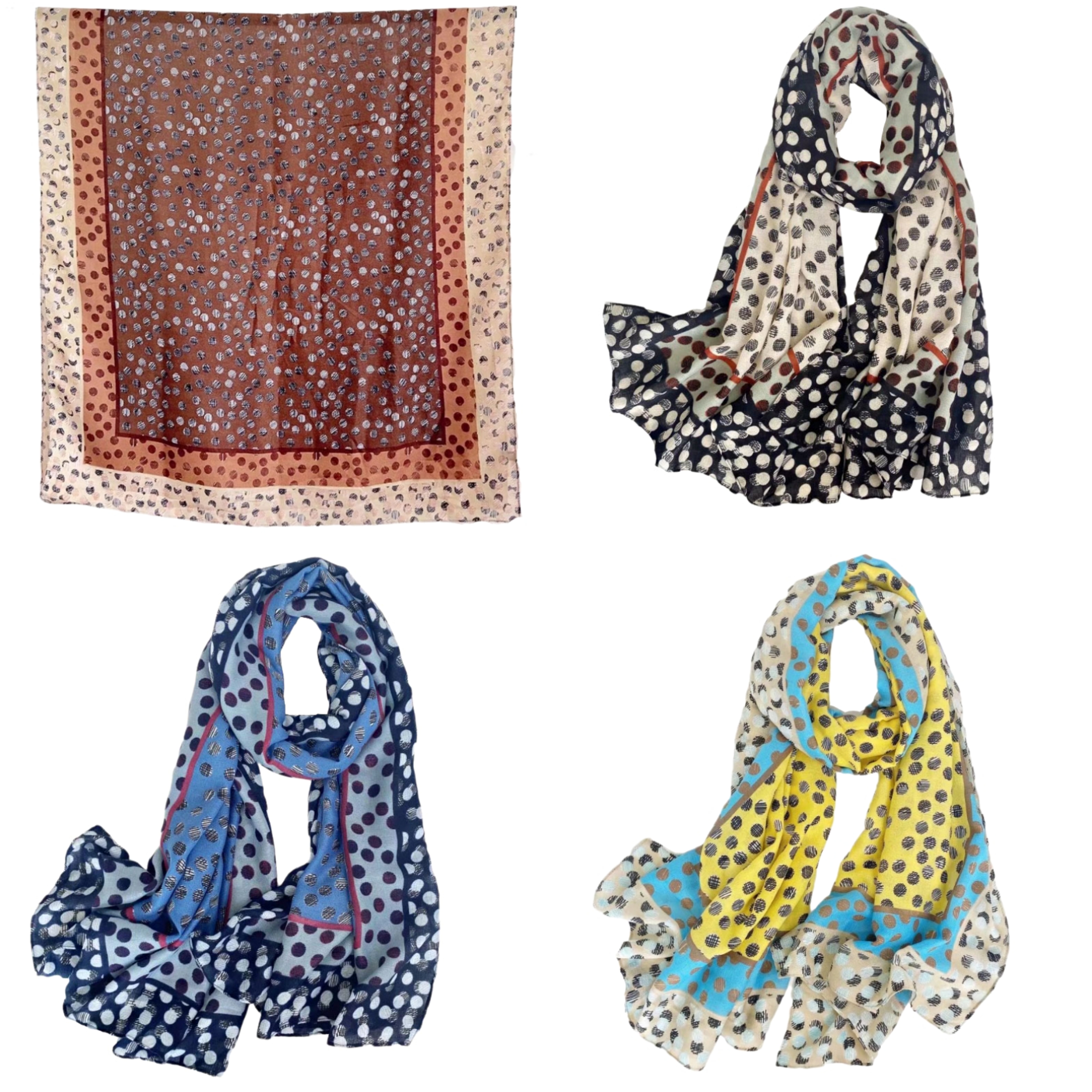 New long cotton and linen scarf for women with simple print, a bestseller for export, spring and autumn warm silk in stock