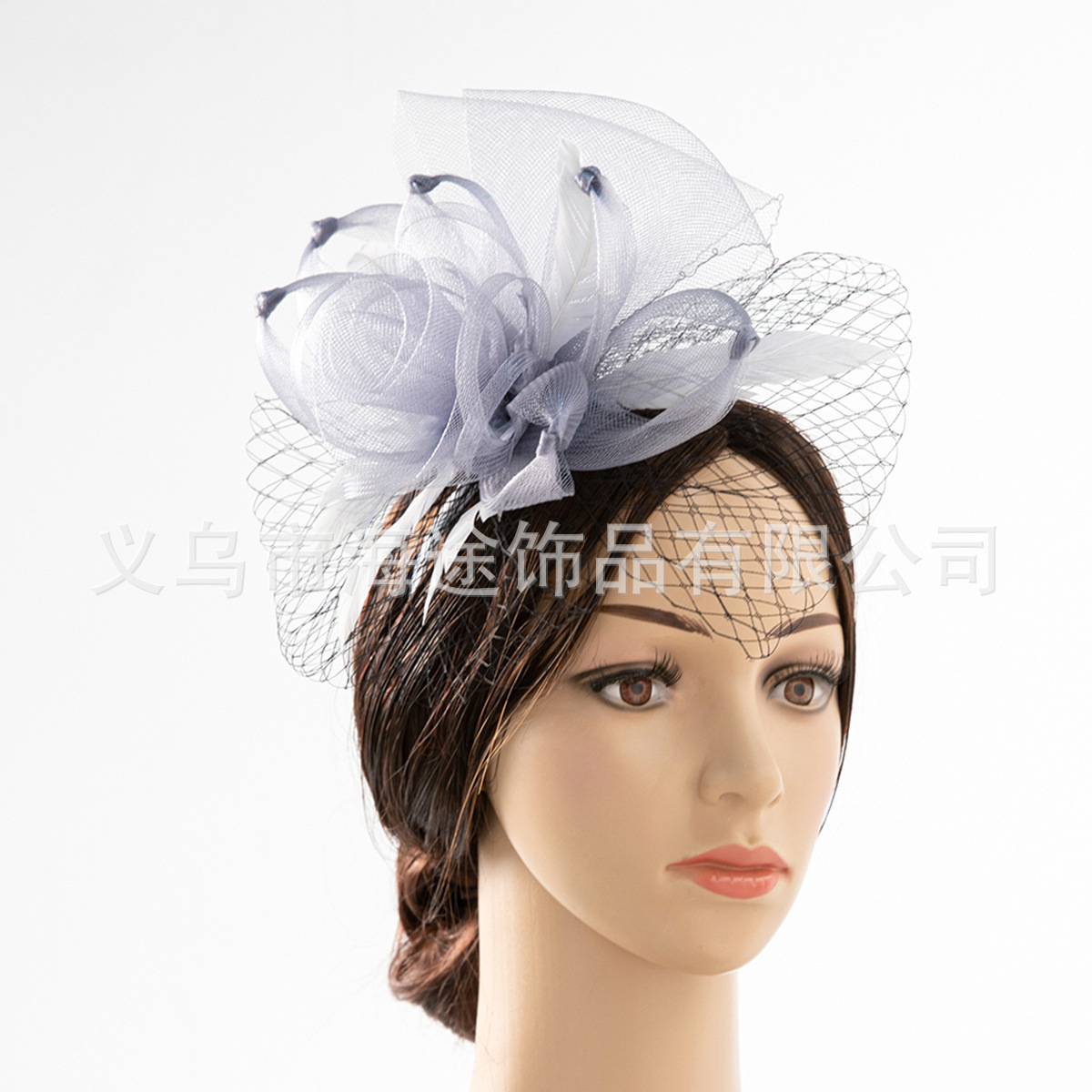 Amazon wholesale forest-themed flower tulle headbands, headbands, dance party headwear, bride headwear wholesale Item Picture