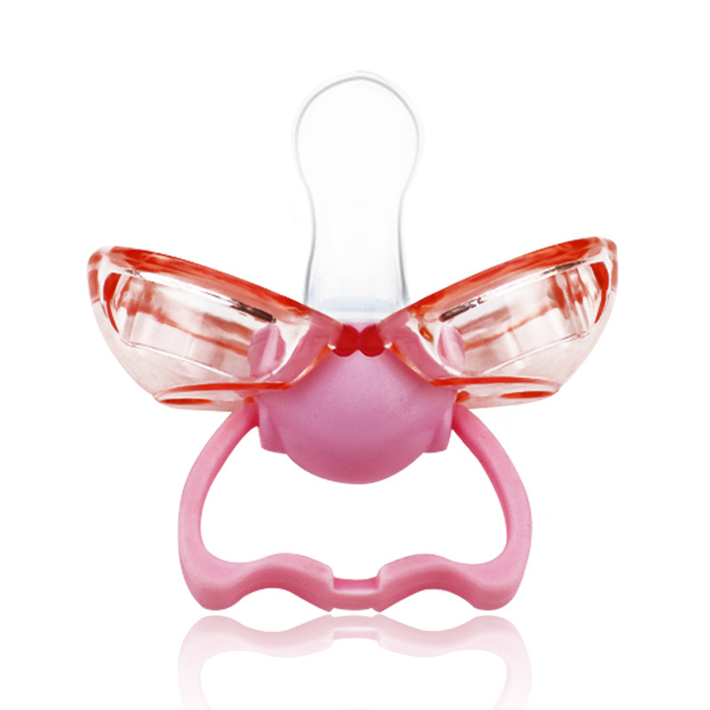 Rompbaby thumb-shaped pacifier automatically closes dust-proof silicone playmouth details Picture