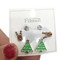 Bd210717-12 Christmas series earring set