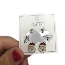 Bd210717-16 Christmas series earring set
