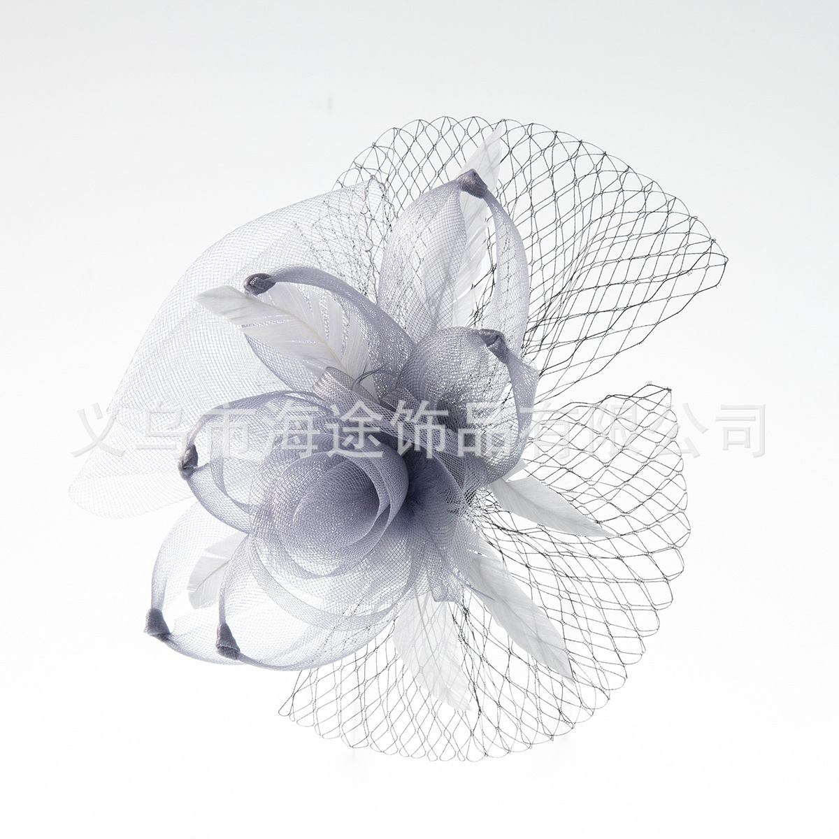 Amazon wholesale forest-themed flower tulle headbands, headbands, dance party headwear, bride headwear wholesale details Picture