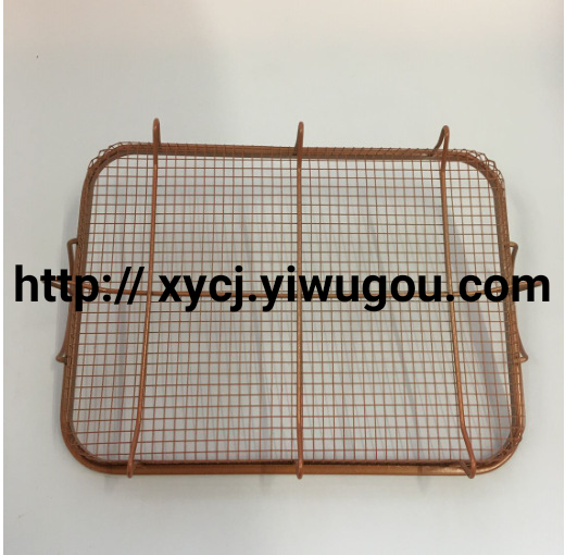 Copper Rectangle Crispy Tray Kitchen Safety Basin Oil-draining Basin New product Application Scenario
