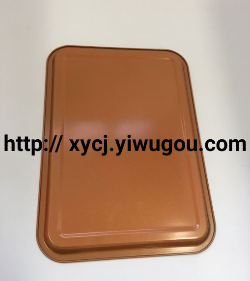 Copper Rectangle Crispy Tray Kitchen Safety Basin Oil-draining Basin New product Item Picture