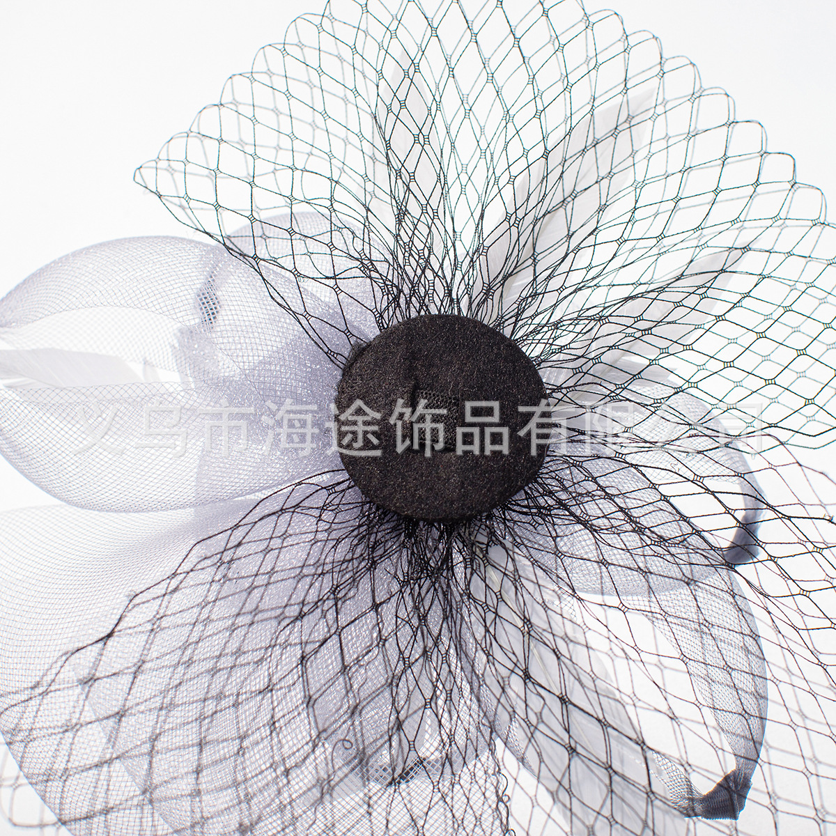Amazon wholesale forest-themed flower tulle headbands, headbands, dance party headwear, bride headwear wholesale Specification image