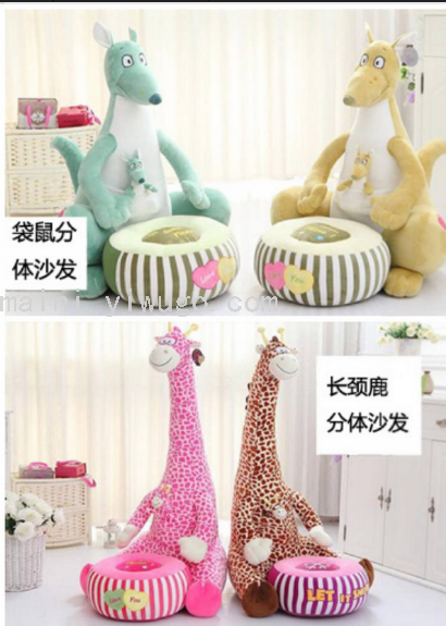 婴儿座椅神器宝宝学坐小沙发6个月安全带靠背卡通儿童小椅子家用