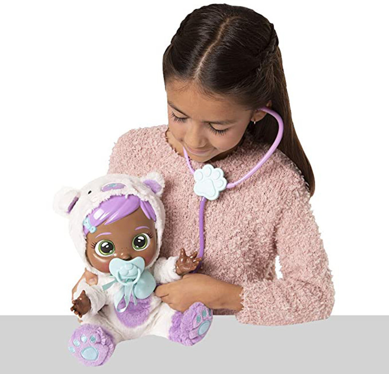 Cross-border crybb Tearful Crying Doll 14-inch vinyl 3D simulation baby Amazon children's toy details Picture