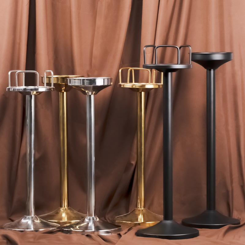 European Thickened Stainless Steel Ice Bucket Rack Bar Ktv Champagne Bucket Rack Vertical Ice Bucket Rack Large Home Wine Rack Item Picture