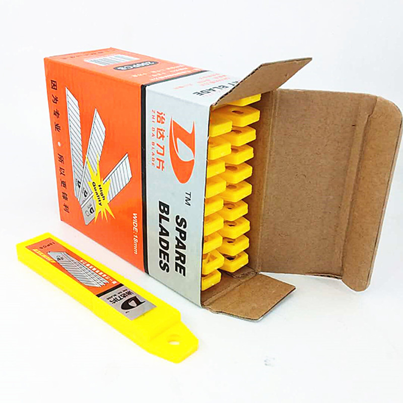 Wholesale box wallpaper knife blade art knife blade 10 pieces of hardware tools accessories 2 yuan delivery
