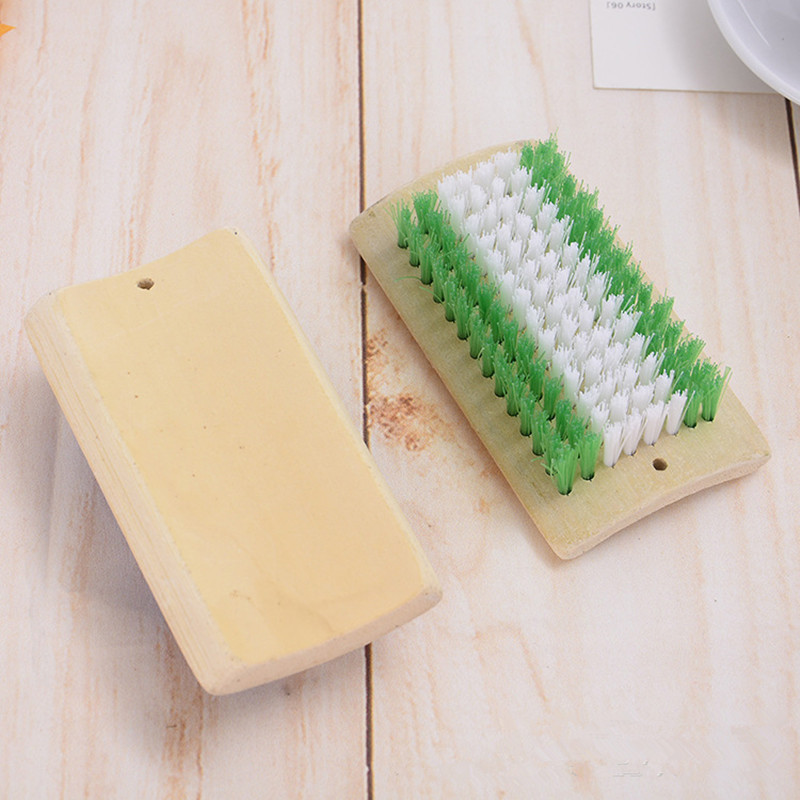 Wholesale two-yuan small general merchandise: bamboo shoe brushes, square shoe brushes, and cleaning brushes details Picture