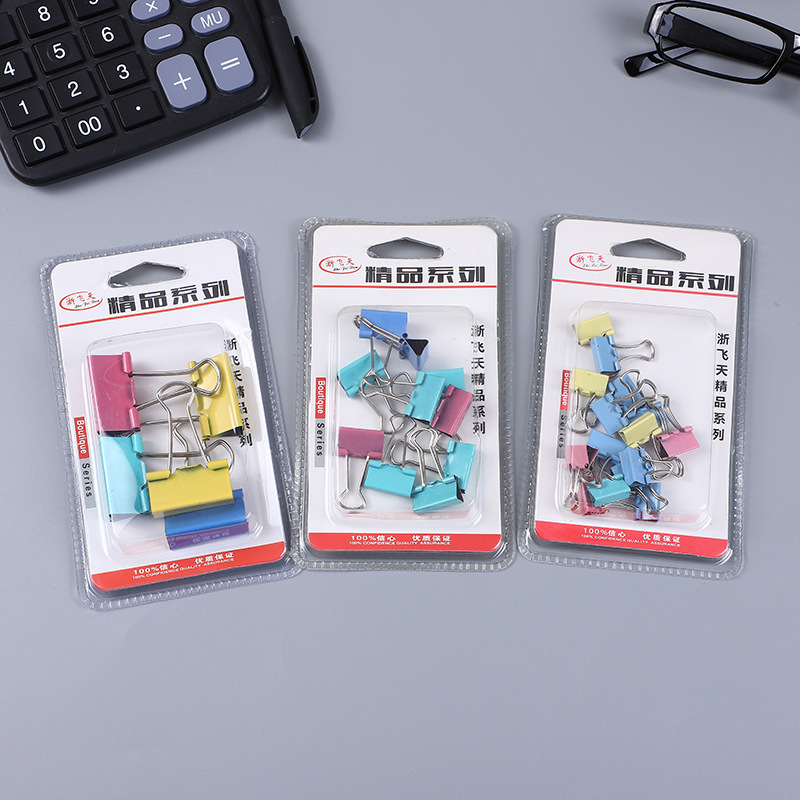 Factory direct supply of office supplies: long-tail ticket clips, dovetail clips, small clips, double-bubble vacuum-formed, 5 long-tail clips