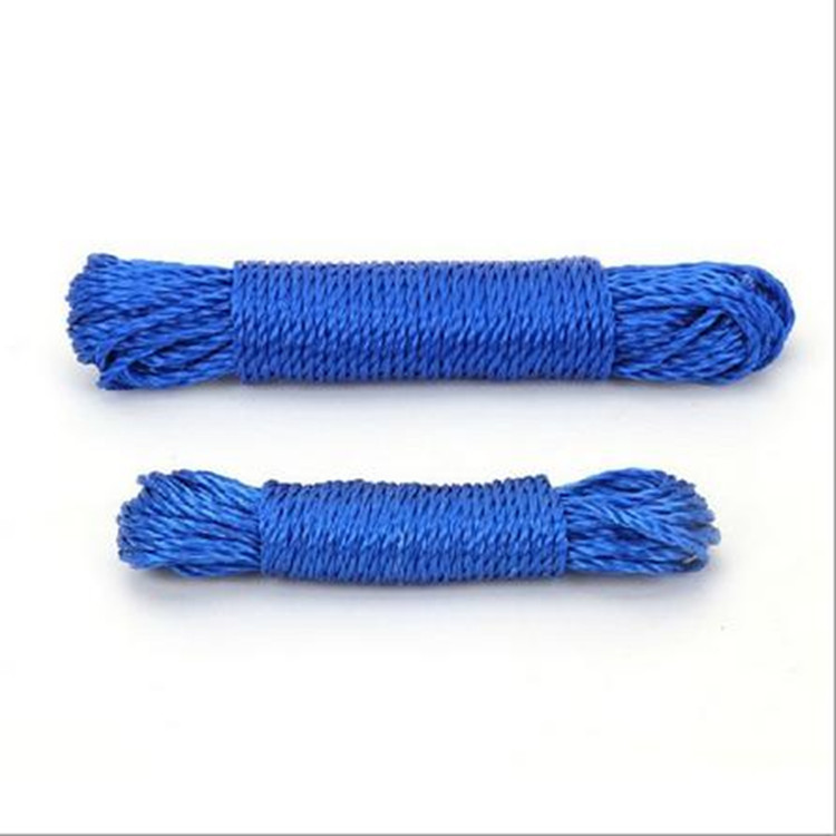 Colorful multi-functional clothes drying and clothes-drying rope, 10-meter thick outdoor storage nylon rope details Picture