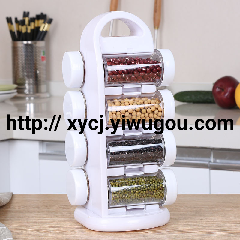 8pc new rotating spice bottle