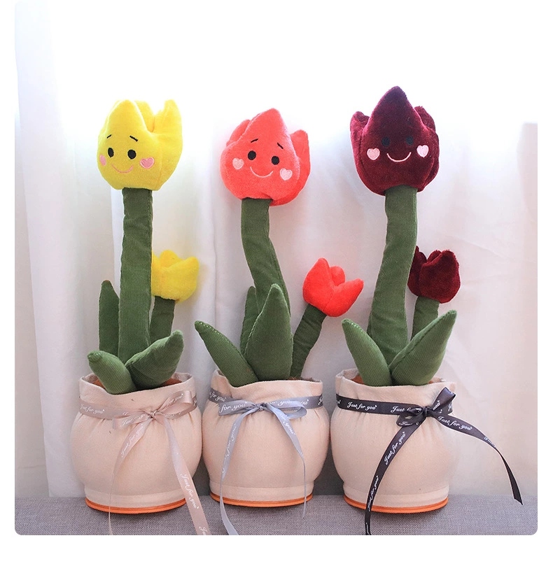 dancingcactus' new bestseller: Dancing Cactus, Cross-border Seductive Tulip, Twisting music song pf details Picture