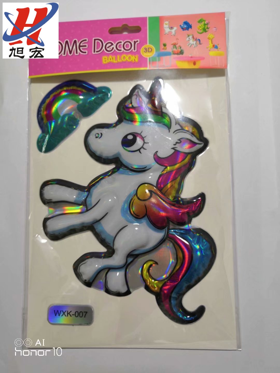 Spot WXK Dinosaur balloon Stickers Flamingos Unicorn balloon decoration bubble stickers manufacturers direct