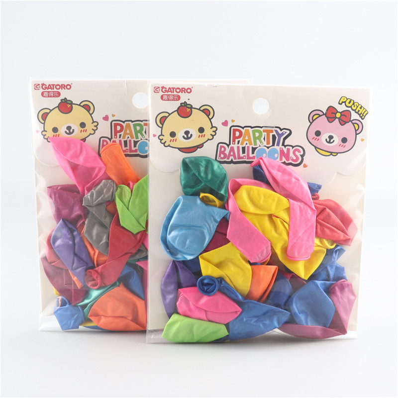Macaron-colored student gifts, magic advertisements, metallic balloon toys, festival party decorations, party ornaments details Picture