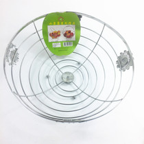 Wholesale 9.9 Fruit basket Curved deepened fruit basket Stainless steel oval fruit basket Wire butterfly fruit basket