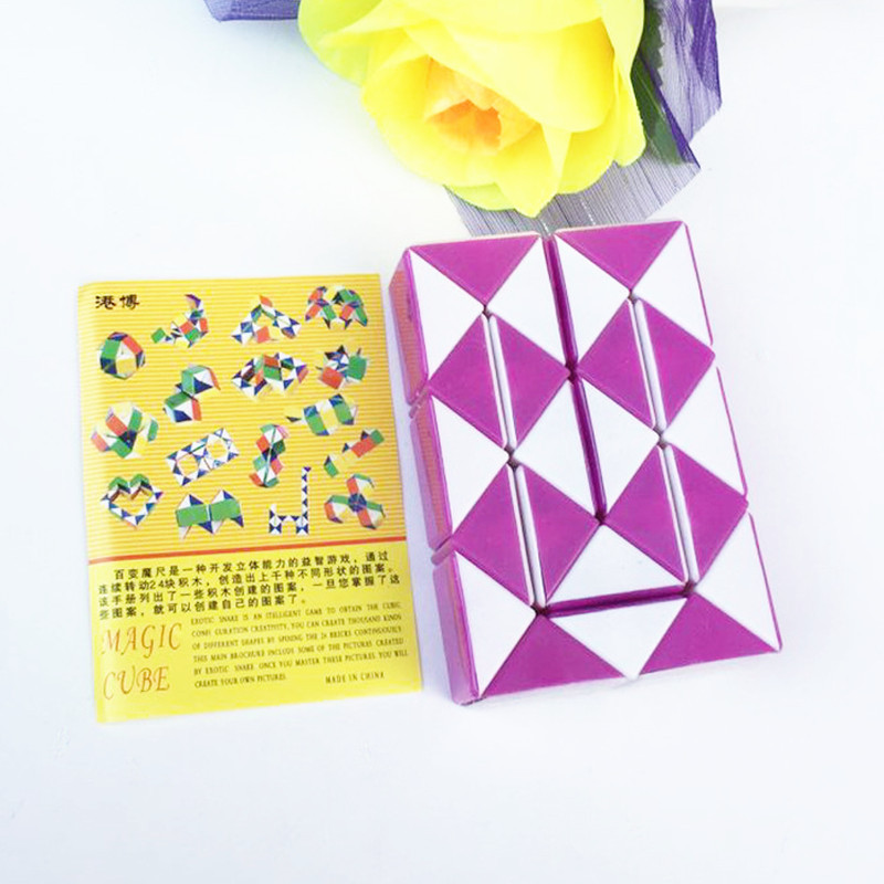 Factory direct sales of 24-section intelligence magic ruler, freely play with magic ruler, low price wholesale, one or two yuan supply Item Picture