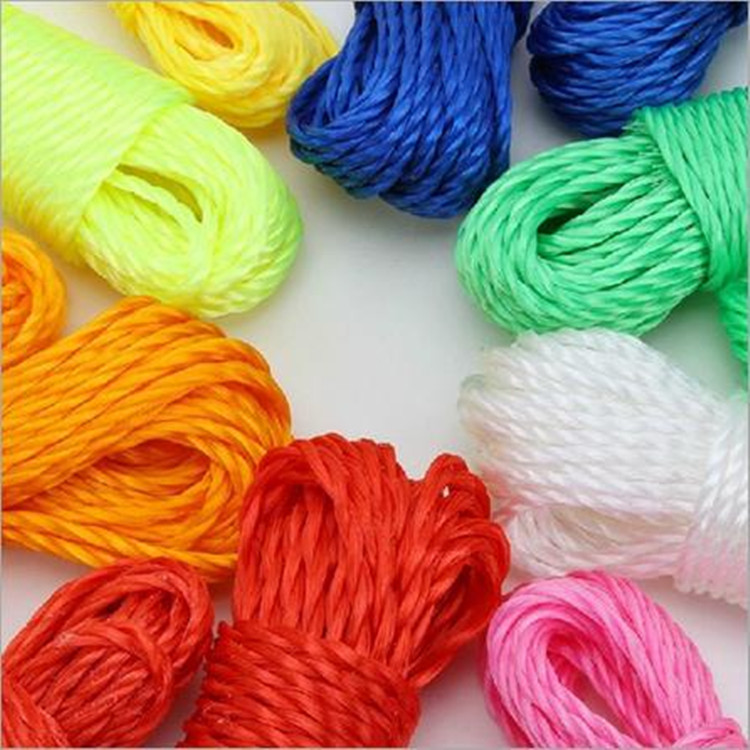 Colorful multi-functional clothes drying and clothes-drying rope, 10-meter thick outdoor storage nylon rope Specification image
