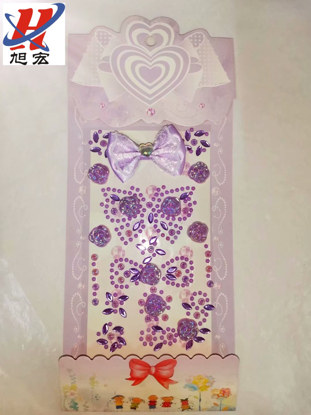 Factory direct sales of acrylic diamond stickers, heart-shaped diamond stickers, acrylic diamond stickers, car stickers, face stickers, discounted goods Item Picture