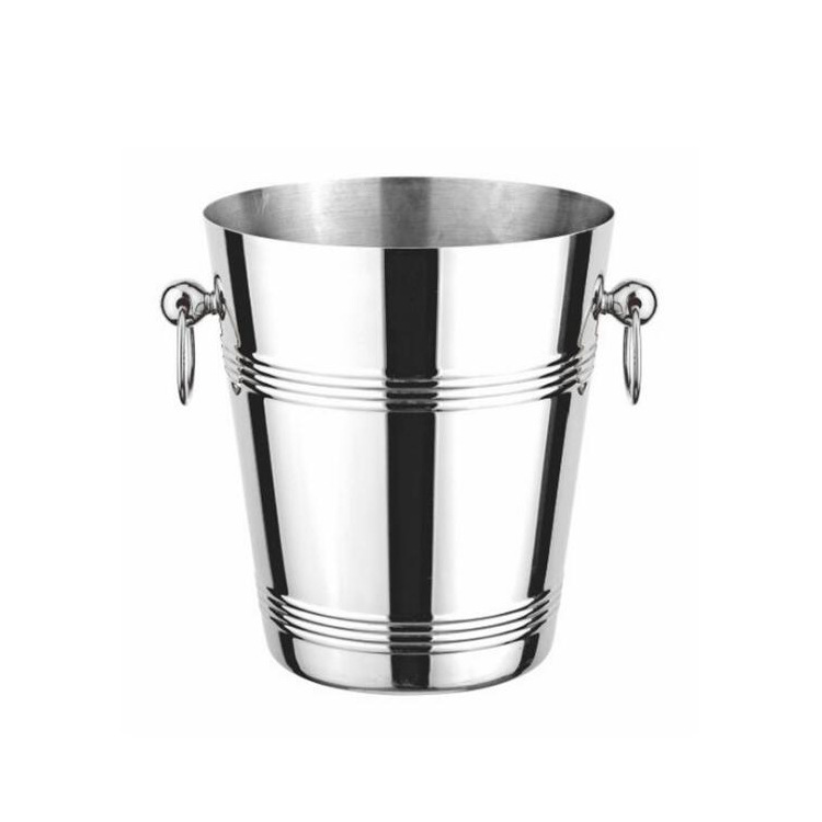 Stainless steel champagne barrels, KTV and bar ice barrels, European-style luxury ice granule barrels, red wine ice barrels, beer barrels, large capacity Item Picture