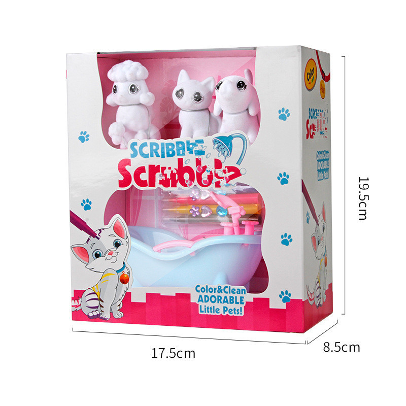 Crayolar Scribbl doodle pet washable brush painting Animal educational toy Children's drawing doll Application Scenario