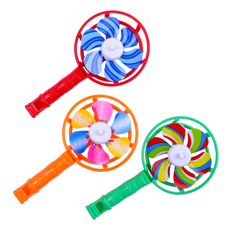 Colorful windmills with windmills, children's creative windmills, colorful plastic windmills, small gifts, primary school students' toys details Picture