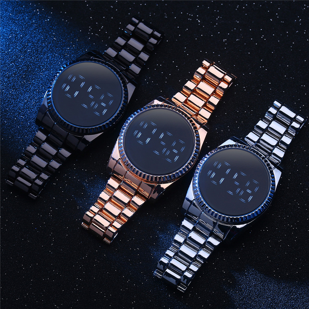 Wholesale of popular touch screen LED electronic watches for both men and women, fashionable and multi-functional sports electronic watches in stock Item Picture