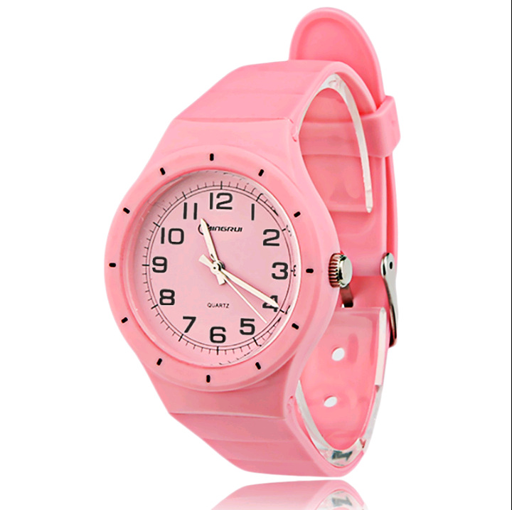 Mingrui children's watches for boys, girls, girls, middle and primary school students, Korean version new waterproof middle school watch for girls details Picture
