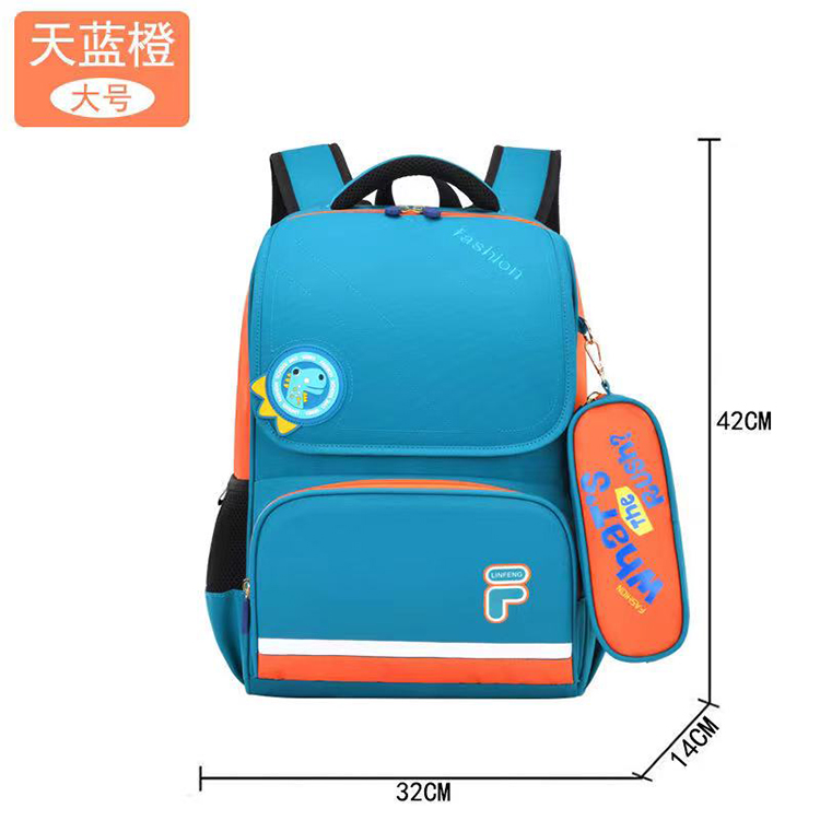 Yiding Luggage 80043 New model Schoolbag for men, large-capacity backpack for junior and senior high school students, and backpack for both shoulders details Picture