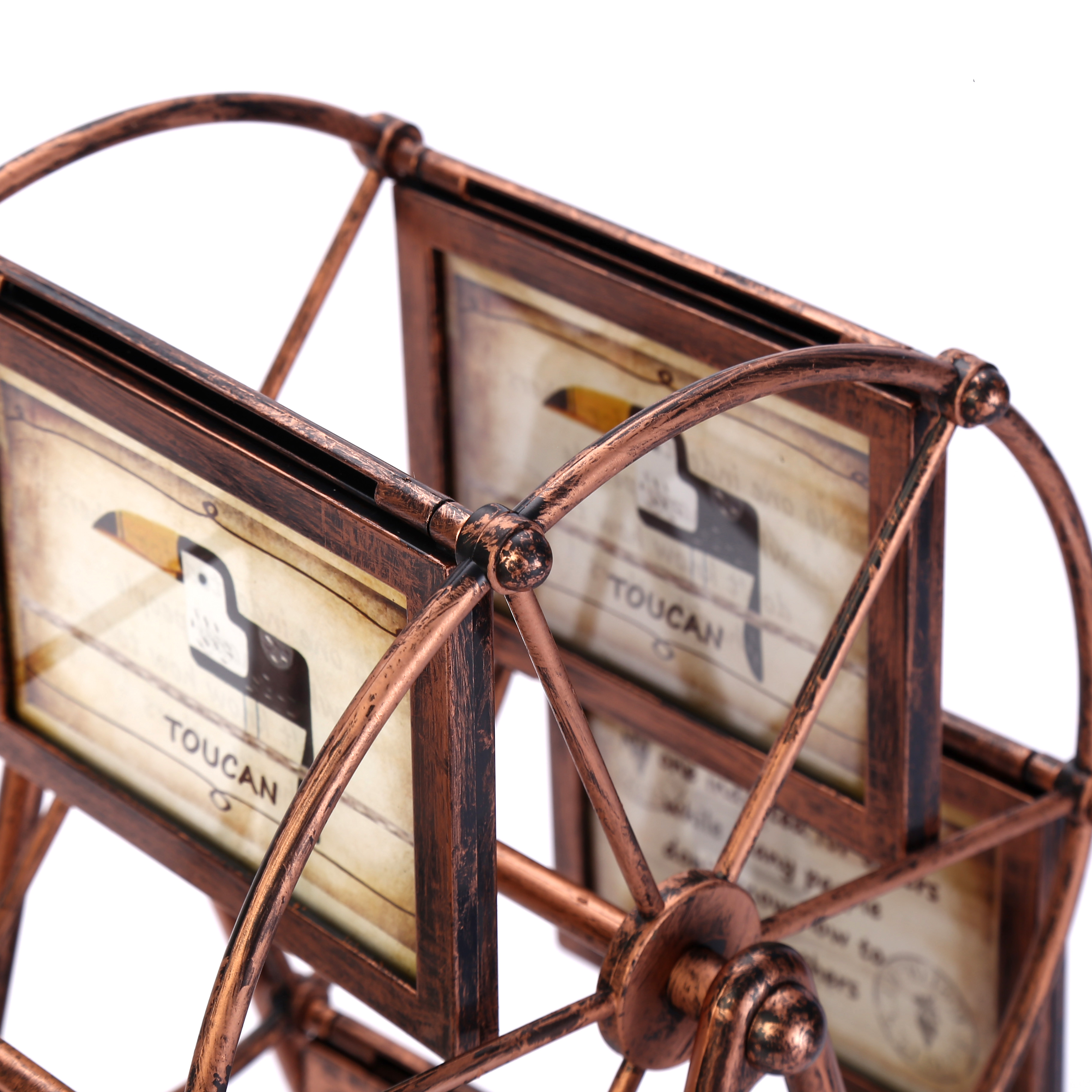 Ferris wheel, big windmill, big waterwheel, photo frame display table, children's photo studio gift photo frame, ins rotating photo frame, 5 inches Specification image