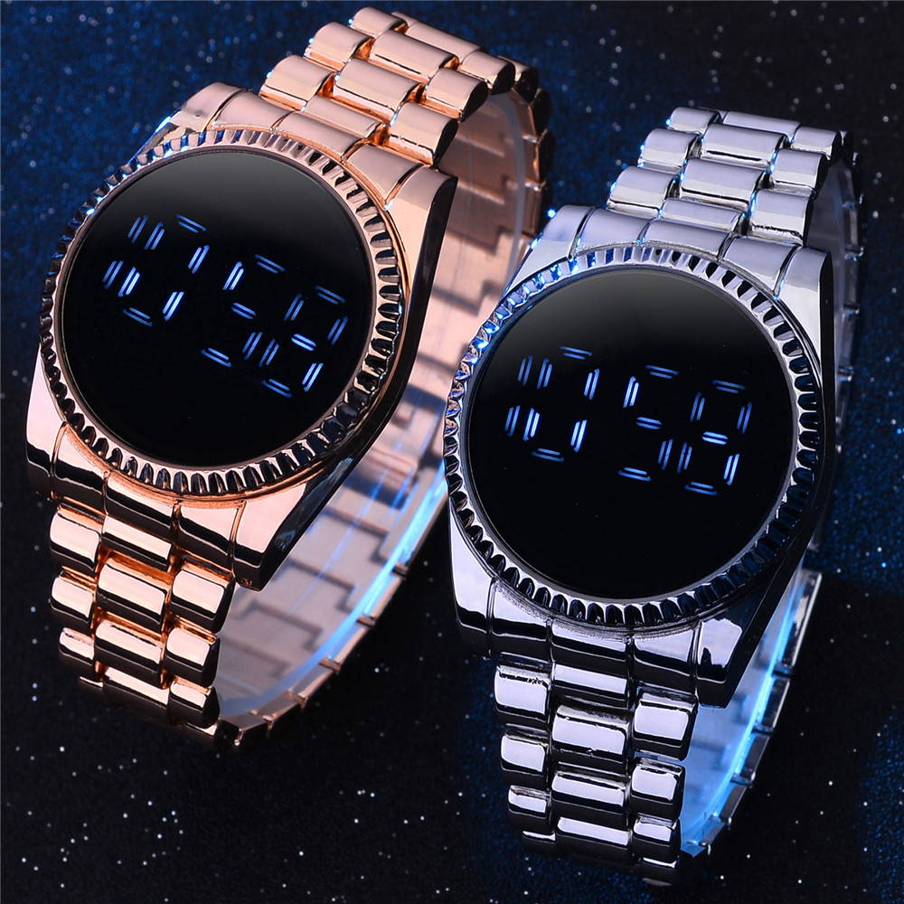Wholesale of popular touch screen LED electronic watches for both men and women, fashionable and multi-functional sports electronic watches in stock Specification image