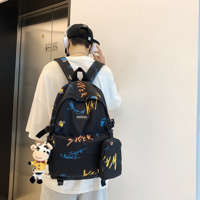 双肩背包实物图