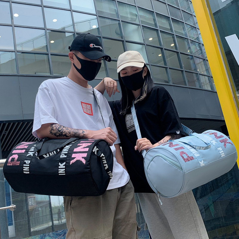 Wholesale dry-wet separation sports fitness yoga bags, short travel bags, men's large-capacity hand-held travel luggage bags, women's Specification image