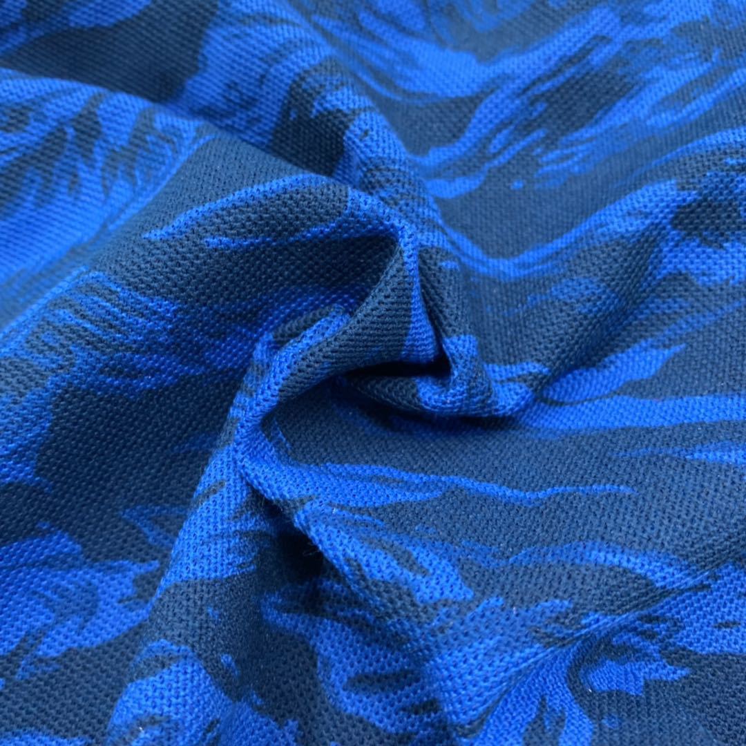 The manufacturer supplies TC bead ground mesh fabric coating printing polyester-cotton PK mesh fabric rotary screen printing