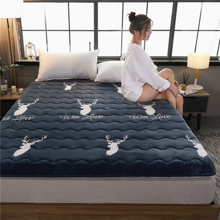 Winter and summer dual-purpose thickened milk wool mattress, tatami mattress, fashionable life mattress, hard cotton mattress