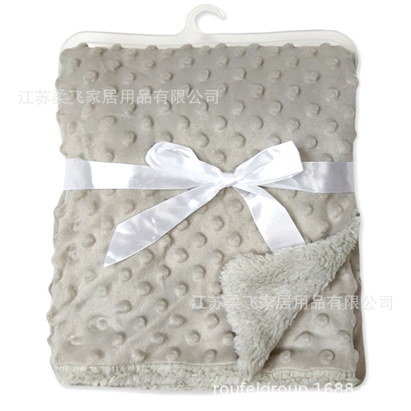 Extra Soft Cashmere Blanket Blanket Factory Flanged Blanket Double Foam Cover Blanket Double-Sided Velvet details Picture