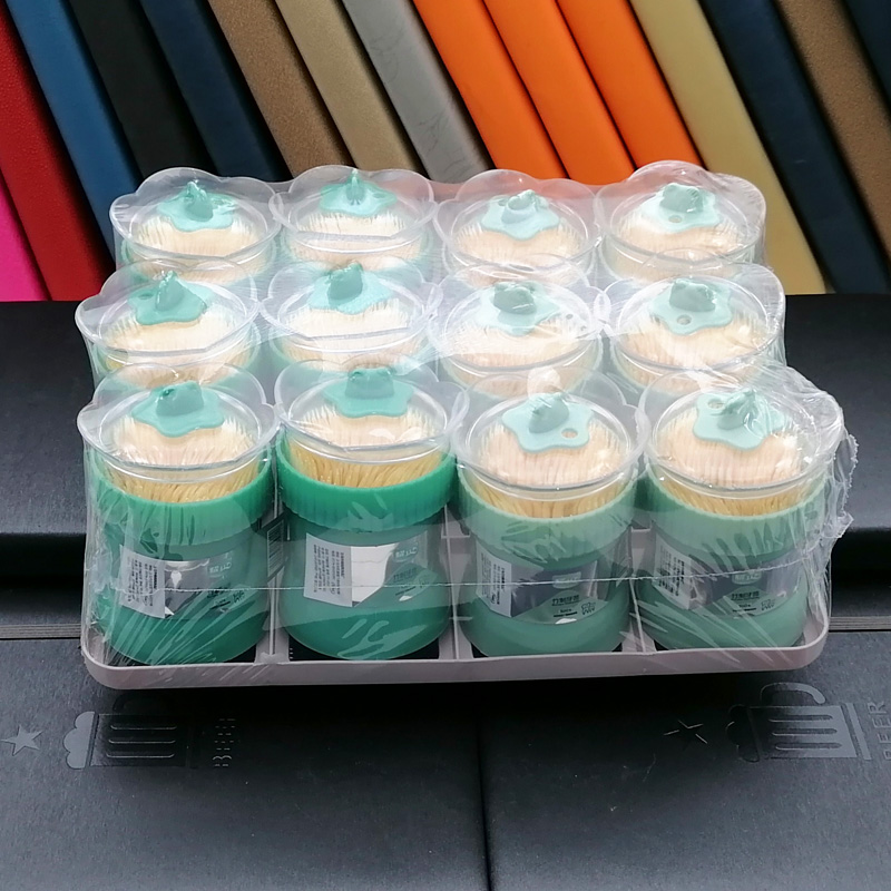 D1411 053# Transparent cap Premium Toothpick, Toothpick box, Toothpick can, Toothpick bottle, Toothpick cylinder, Yiwu 2 yuan Item Picture